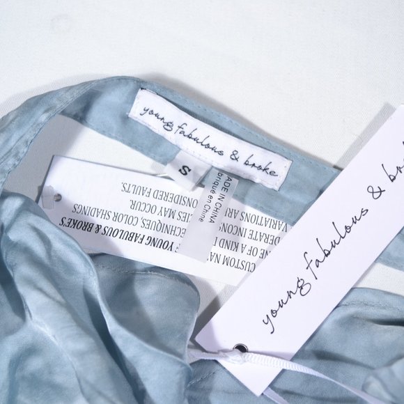 NWT YOUNG FABULOUS & BROKE REBEL HALTER SLIP DRESS, SMALL - Picture 7 of 12